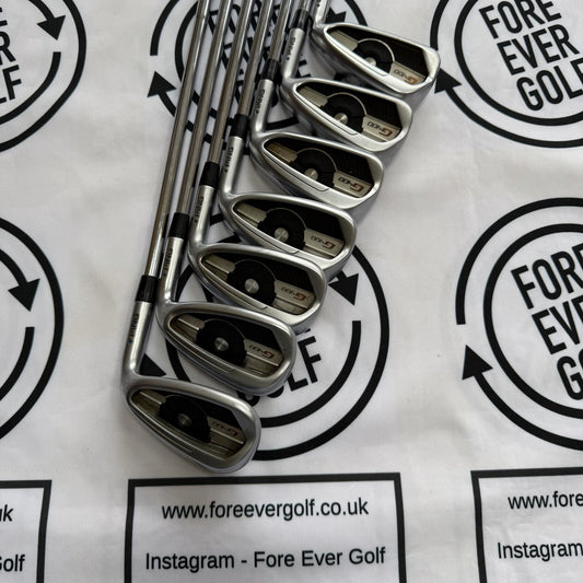 PING G400 IRONS / 5 - UW / Blue Dot / Mens RH / 98g Reg Flex / GOOD USED