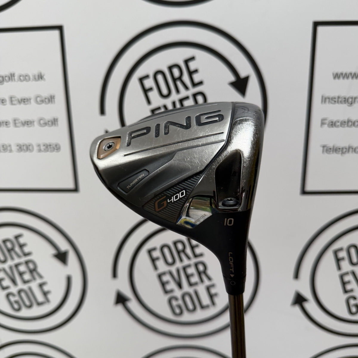 PING G400 SFT DRIVER / 10 Deg / Mens RH / 55g Stiff Flex / V.GOOD USED