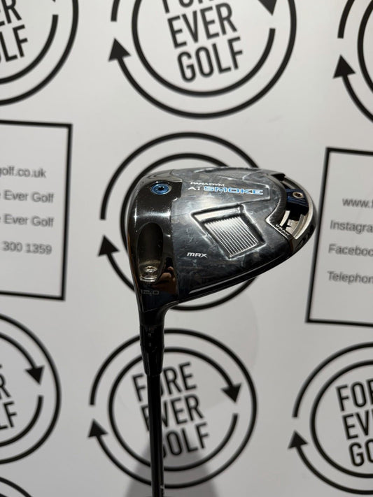 CALLAWAY Ai SMOKE MAX DRIVER / 12 Degree / Mens LH / 50g Reg Flex / V.GOOD USED