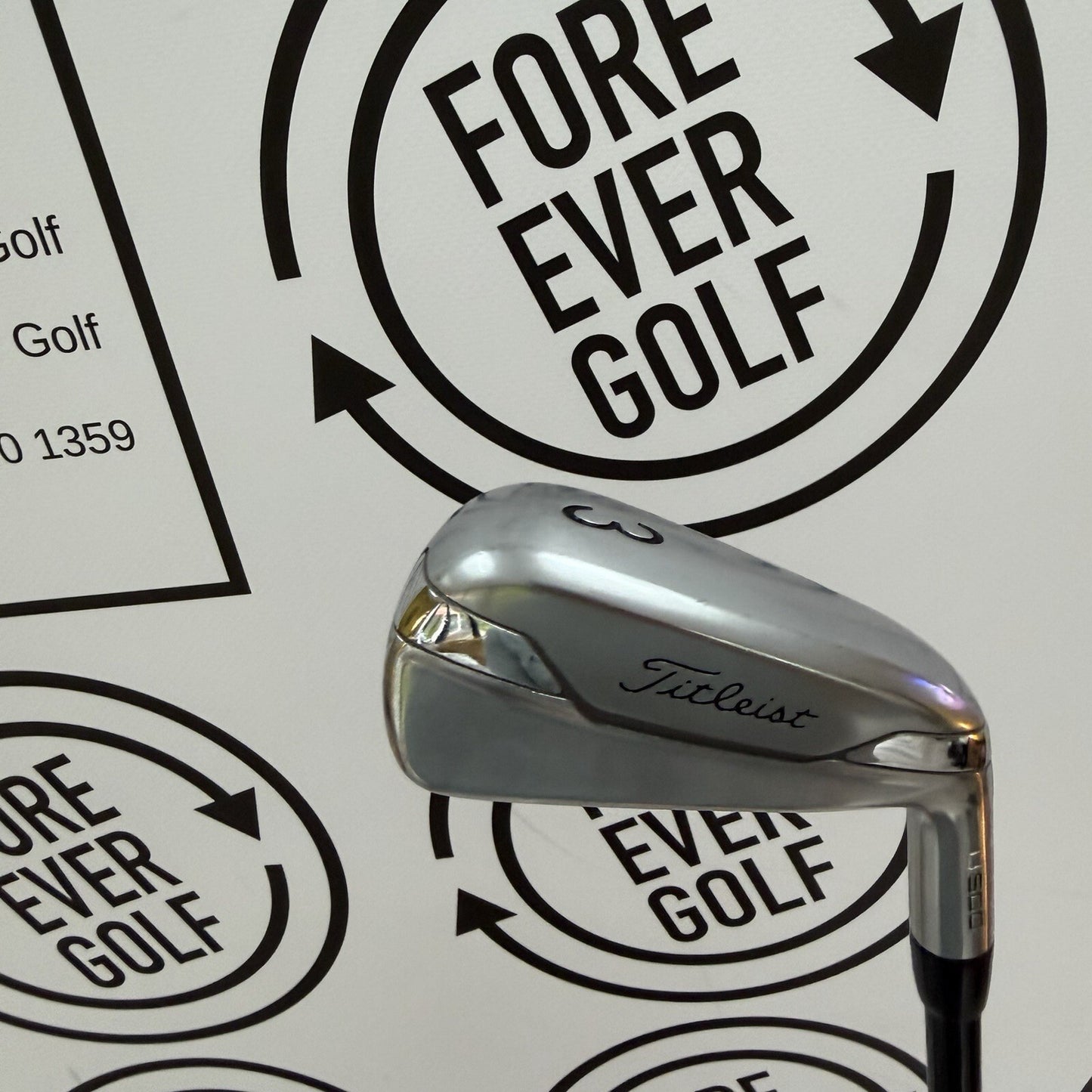 TITLEIST U500 3 IRON / Mens RH / 90g Stiff Flex / V.GOOD USED