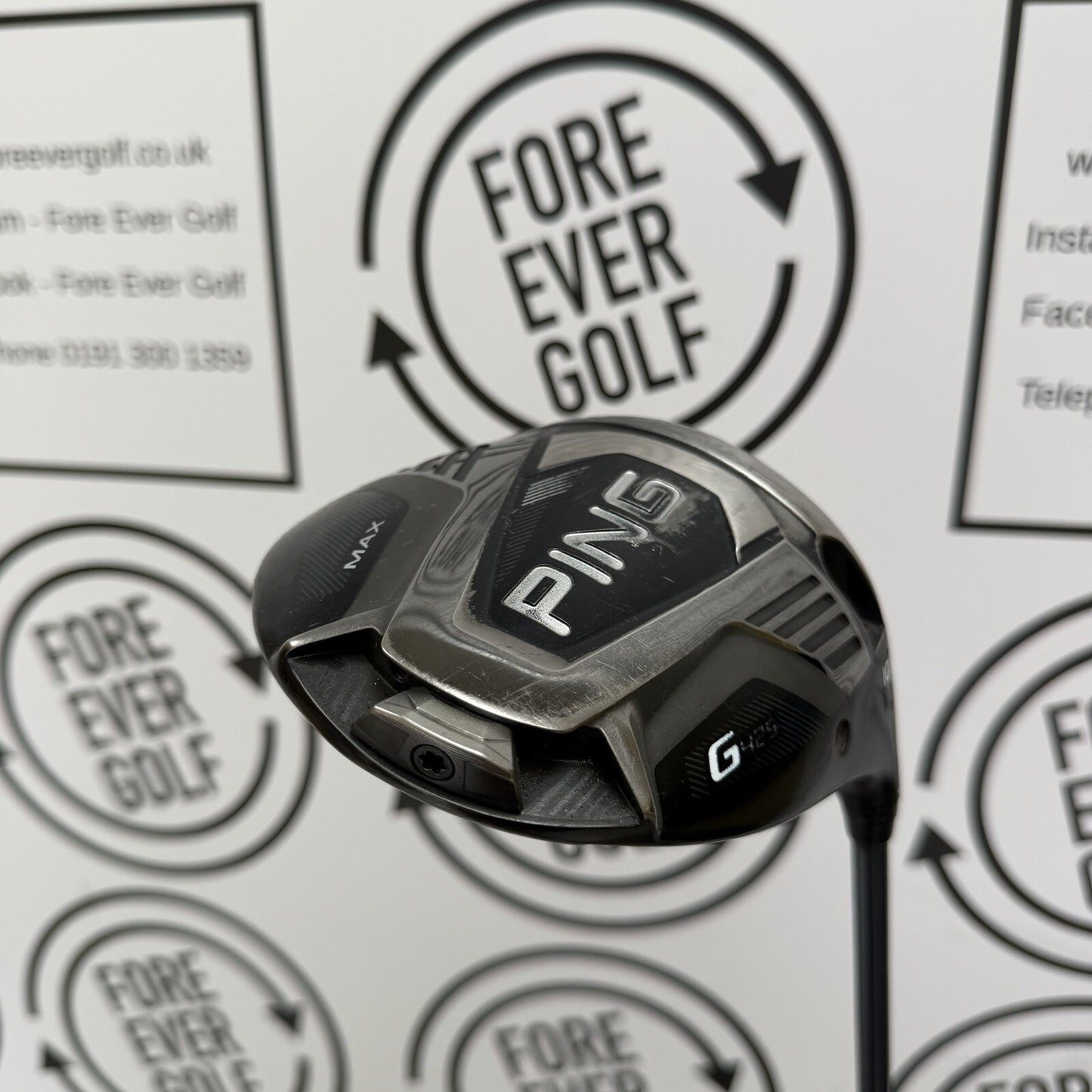 PING G425 MAX DRIVER / 10.5 Degree / RH / 55g Stiff Flex / V.GOOD USED