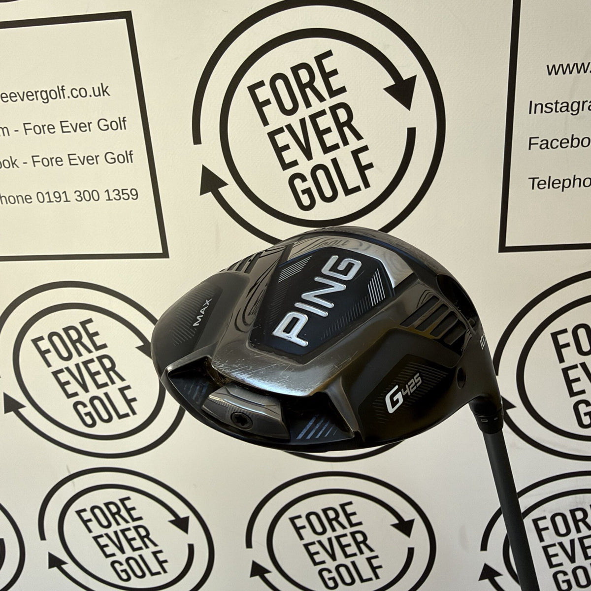 PING G425 MAX DRIVER / 10.5 Deg / 55g Reg Flex / V.GOOD USED