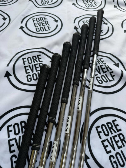 TAYLORMADE Qi MAX IRONS / 5 - PW + SW / RH / 85g Stiff Flex / NEW