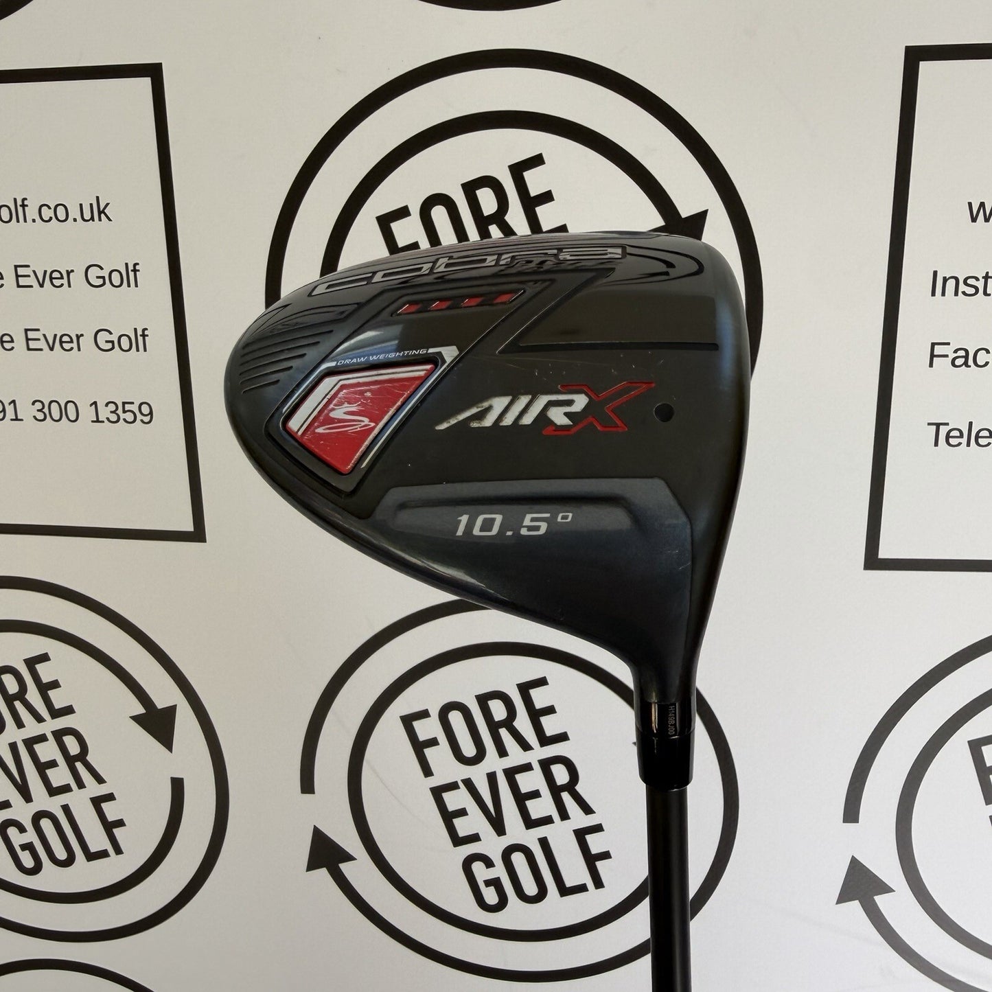 COBRA AIR-X DRIVER / 10.5 Degree / RH / 50g Reg Flex / GOOD USED