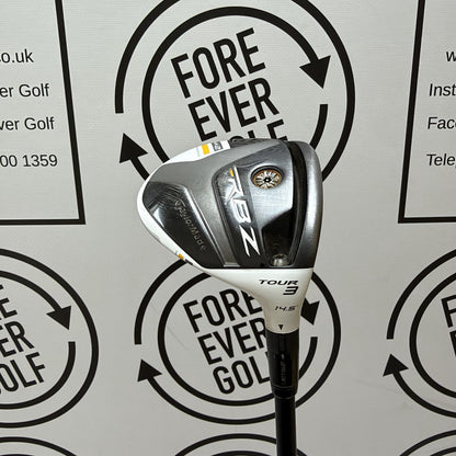 TAYLORMADE RBZ STAGE 2 TOUR 3 WOOD / 14.5 Deg / RH / 70g Stiff Flex / GOOD USED