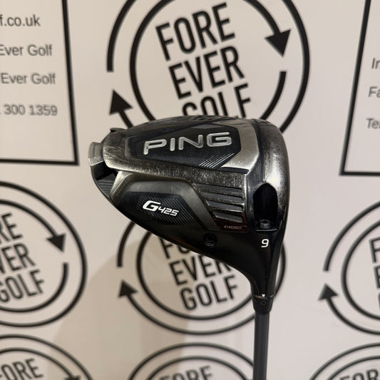 PING G425 MAX DRIVER / 9 Deg / Mens RH / 55g Stiff Flex / GOOD USED
