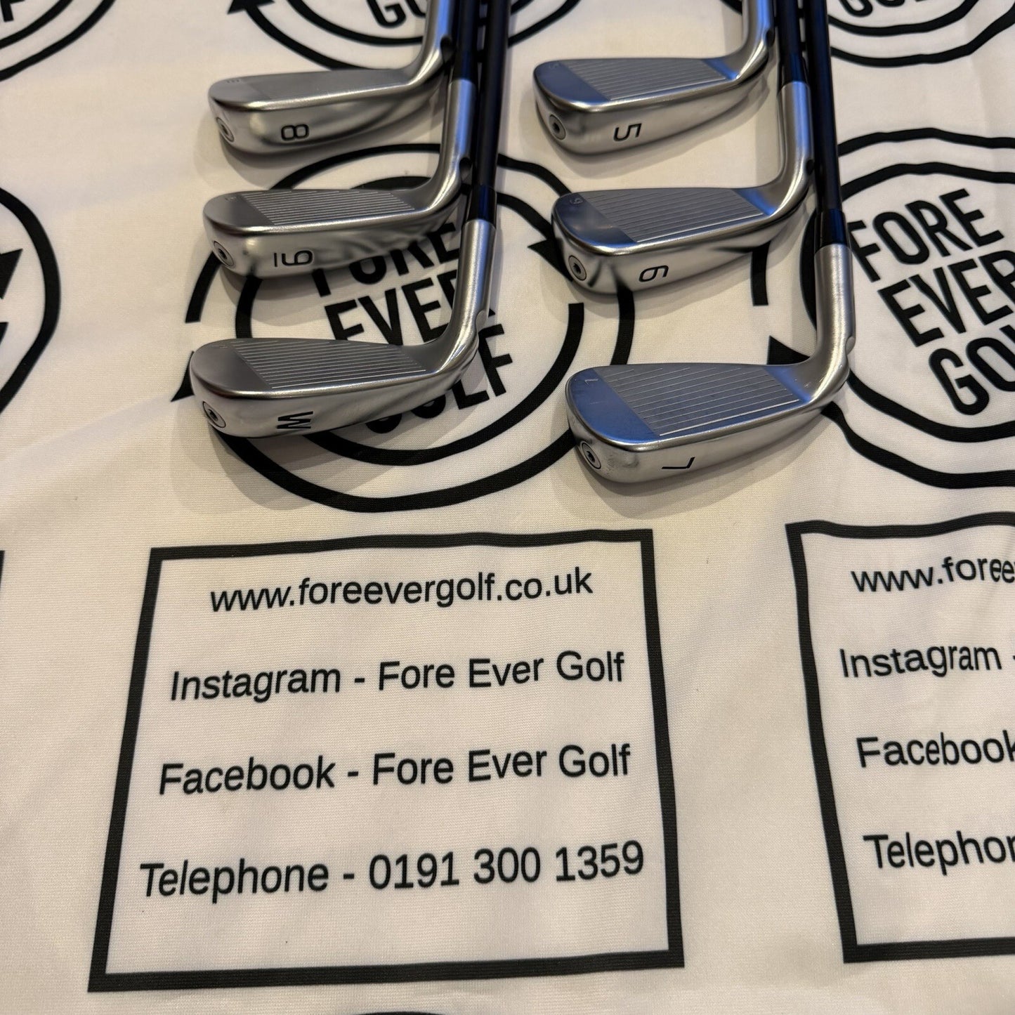 PING G440 IRONS / 5 - PW / RH / AWT SR Graphite Shafts / Green Dot / V.GOOD USED
