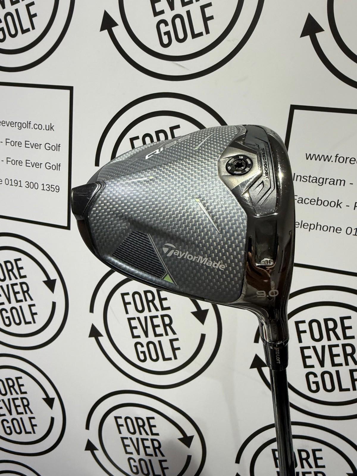 TAYLORMADE Qi35 DRIVER / 9 Deg / RH / ACCRA iW6 M3 Shaft / Reg Flex / MINT USED