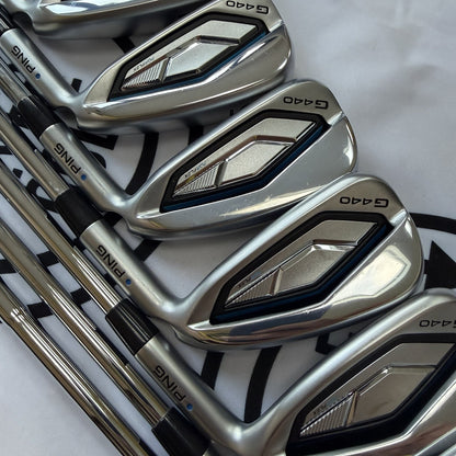 PING G440 IRONS / 4 - PW / RH / Blue Dot / 100g Stiff Flex / V.GOOD USED