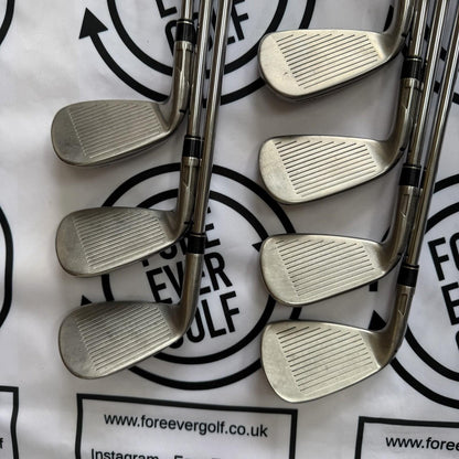 TAYLORMADE SIM2 MAX IRONS / 5 - PW + SW / RH / 85g Reg Flex / GOOD USED