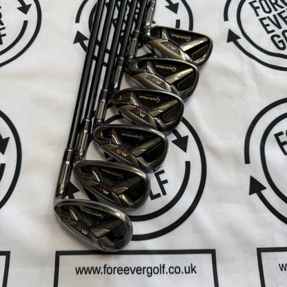 TAYLORMADE M2 IRONS / 7 - PW + AW + SW / RH / 65g Reg Flex Graphite Shafts