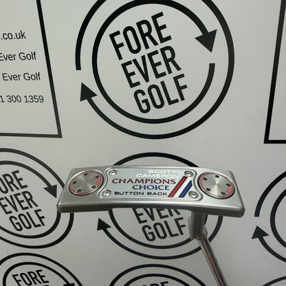 SCOTTY CAMERON CHAMPIONS CHOICE BUTTON BACK PUTTER / 34” / RH / V.GOOD
