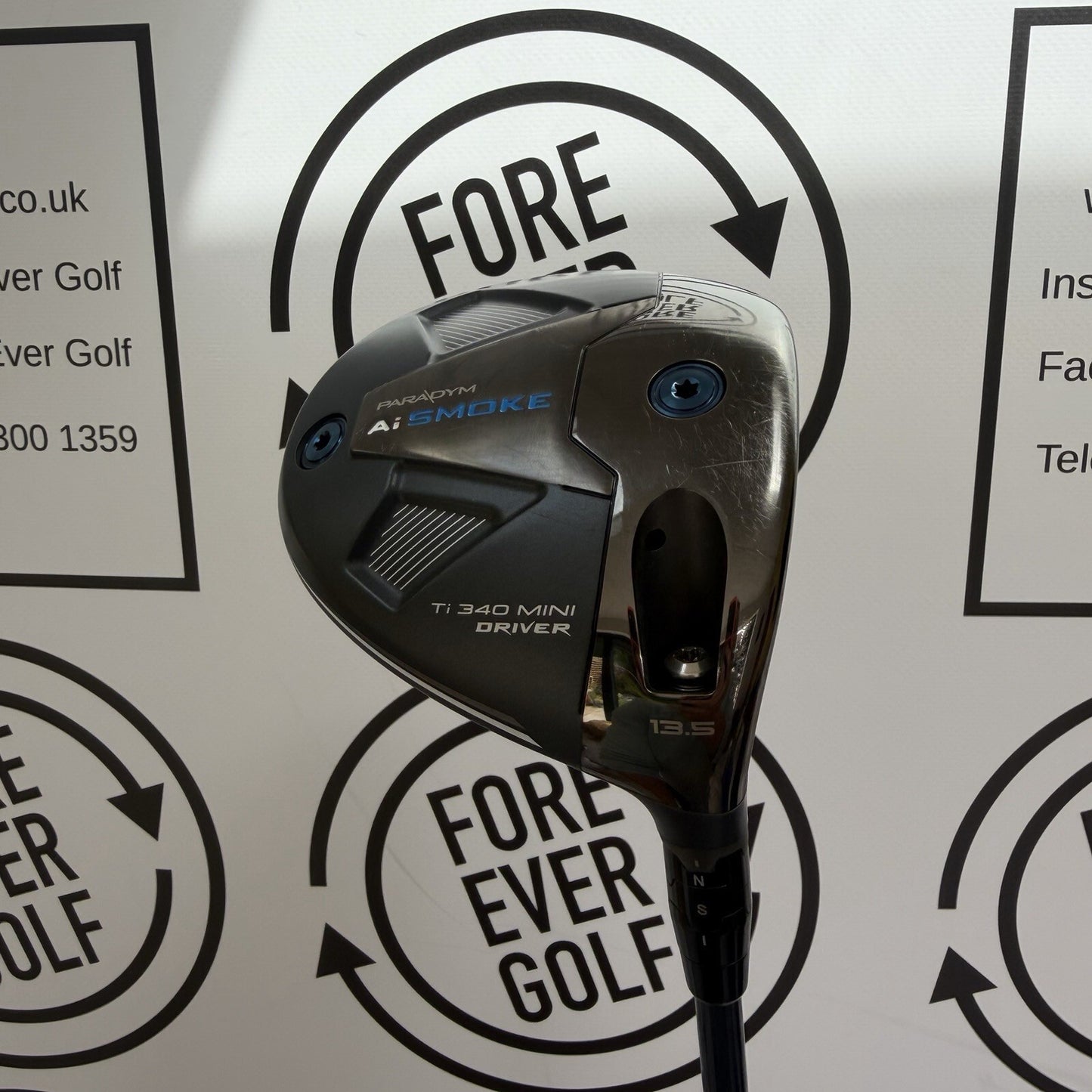 CALLAWAY Ai SMOKE Ti 340 MINI DRIVER / 13.5 Deg / 60g Stiff Flex / V.GOOD USED