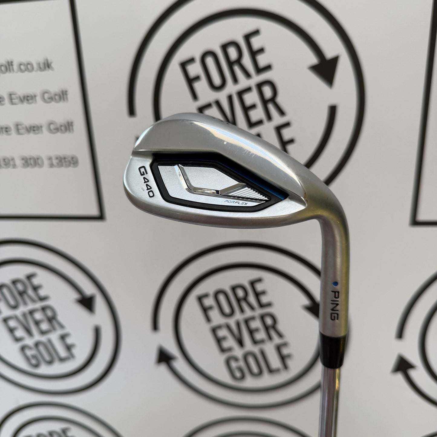 PING G440 SAND WEDGE / 56 Deg / Blue Dot / Mens RH / 100g Stiff Flex / MINT USED