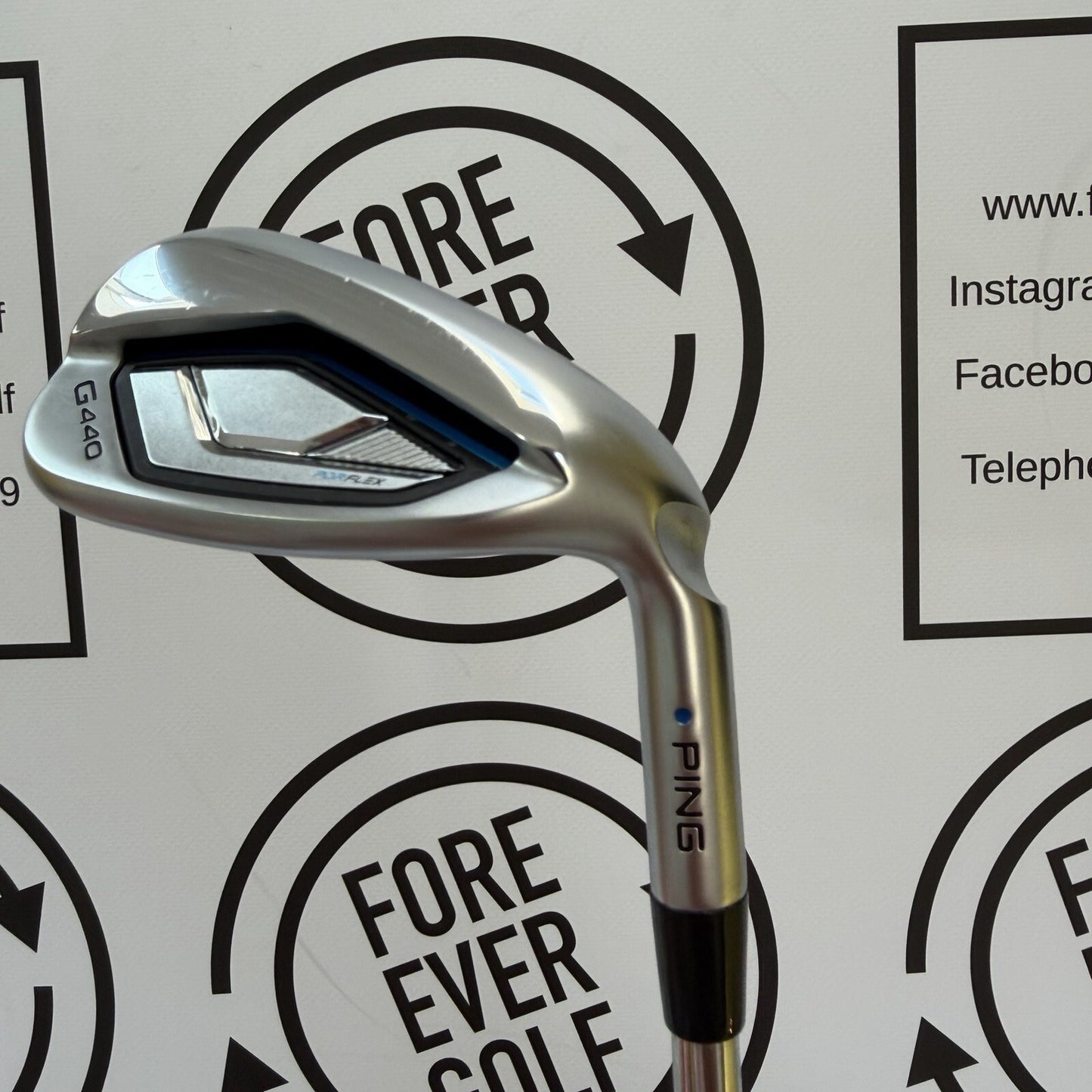 PING G440 52 DEGREE GAP WEDGE / Mens RH / Blue Dot / 100g Stiff Flex / MINT USED
