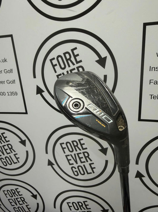 TAYLORMADE Qi10 TOUR 3 HYBRID / 19.5 Deg / Mens RH / 80g Stiff Flex / V.GOOD