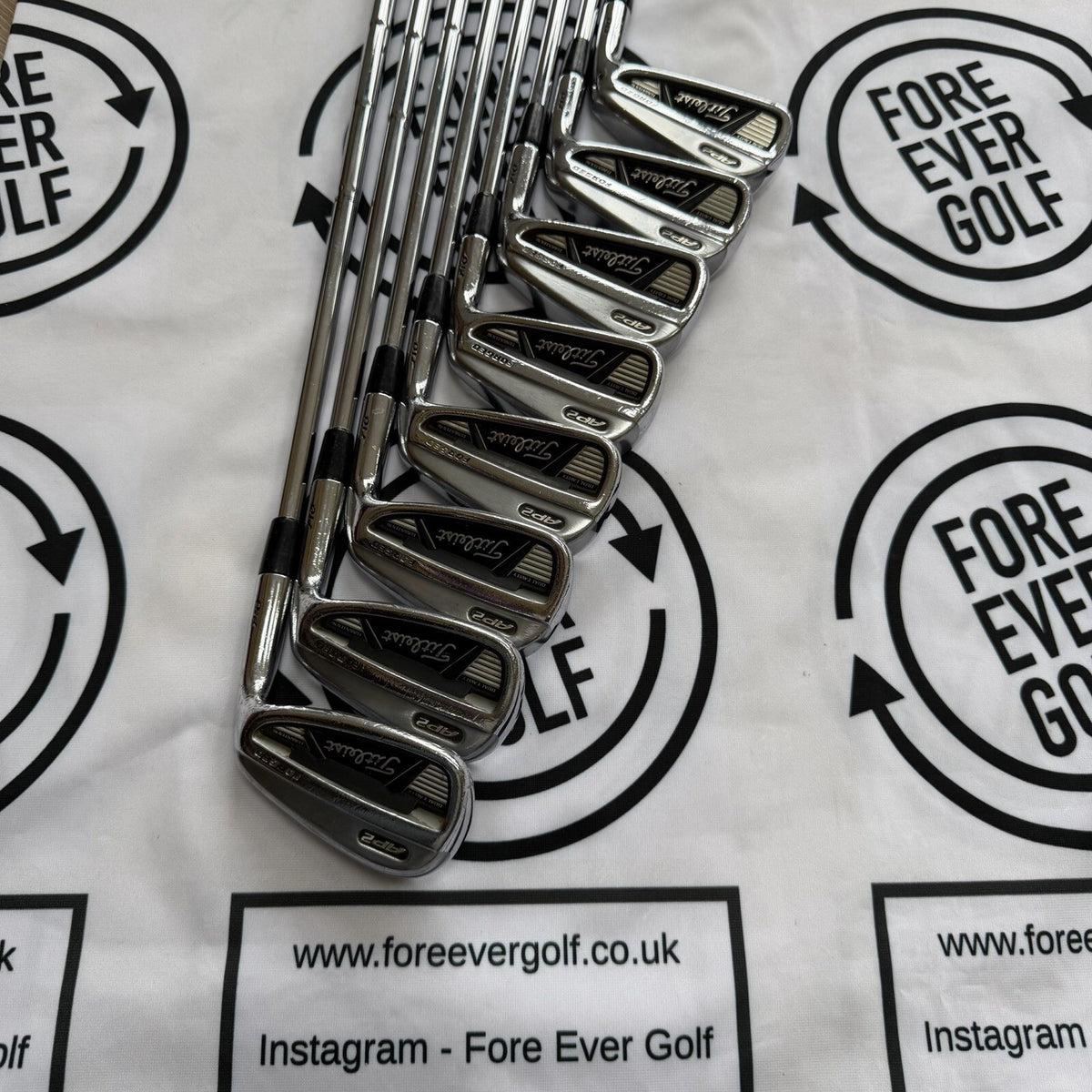 TITLEIST AP2 710 IRONS / 3 - PW / Mens RH / Stiff Flex / FAIR USED