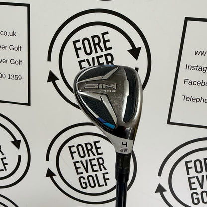 TAYLORMADE SIM MAX 4 HYBRID / 22 Deg / RH / 70g Stiff Flex / OK USED