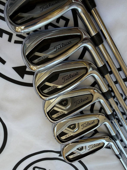 TITLEIST T300 (2021) IRONS / 5 - PW + 48 / RH / 95g Reg Flex / V.GOOD USED
