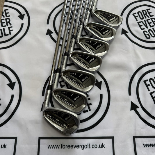 PING i20 IRONS / 4 - PW / Mens RH / Black Dot / Regular Flex / GOOD USED