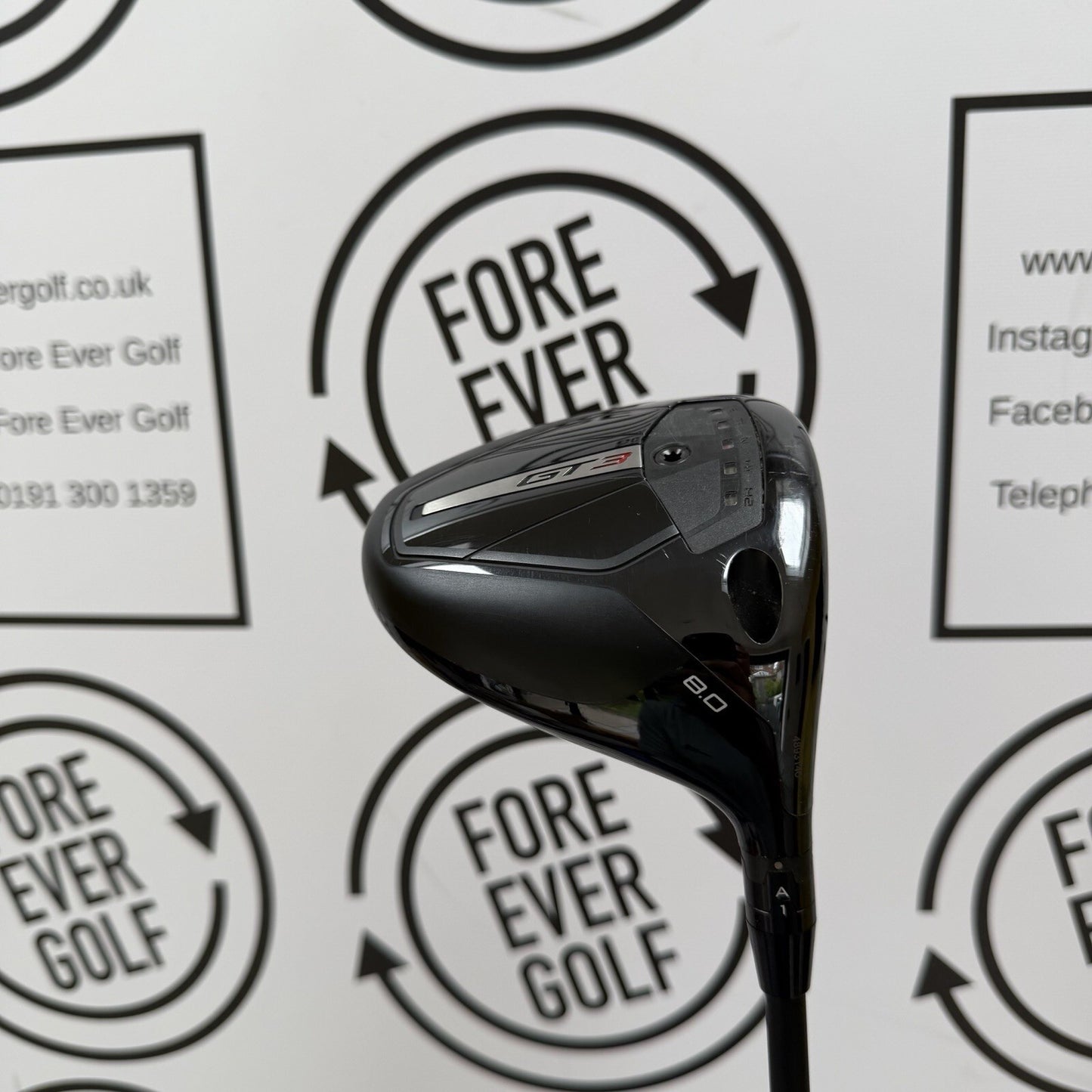 TITLEIST GT3 DRIVER / 8 Degree / Mens RH / 60g Stiff Flex / V.GOOD USED