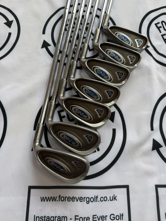 PING G5 IRONS / 4 - PW / Green Dot / Mens RH / Reg Flex / GOOD USED