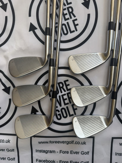 PING G425 IRONS / 5 - PW / GREEN Dot / Mens RH / 98g Reg Flex / GOOD USED