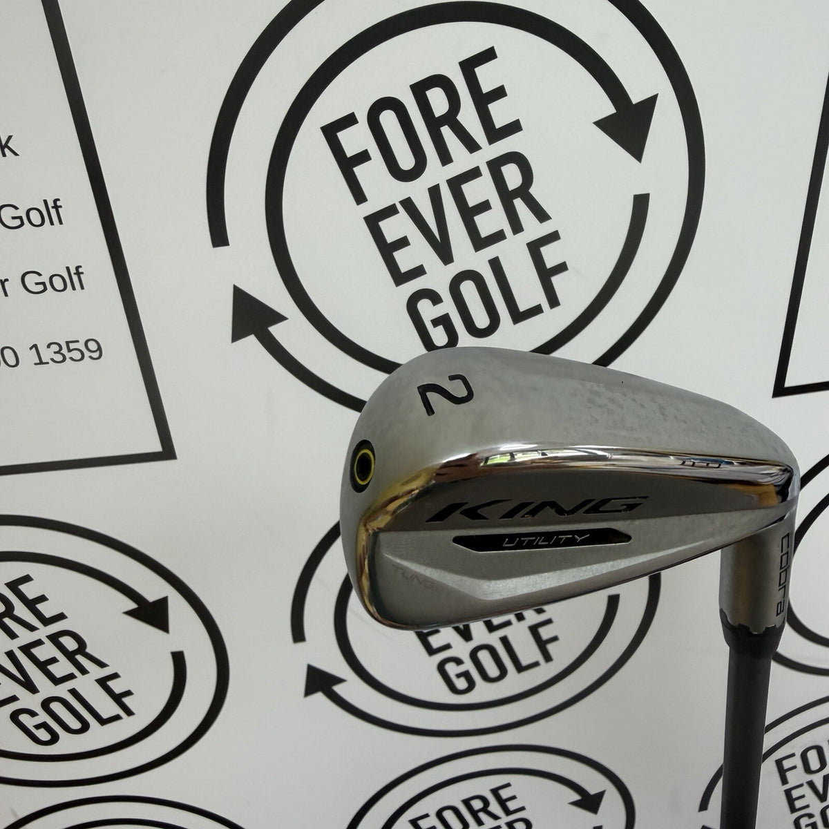 COBRA KING UTILITY 2 IRON (2021) / 17.5 Deg / RH / 90g Stiff Flex / GOOD USED