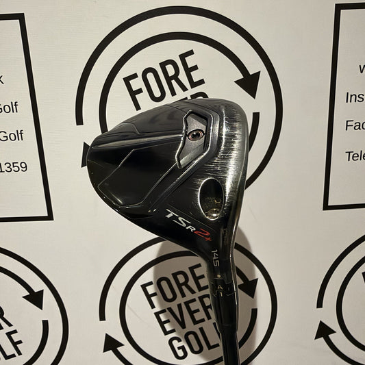 TITLEIST TSR2+ 3 WOOD / 14.5 Deg / RH / 70g Reg Flex / GOOD USED