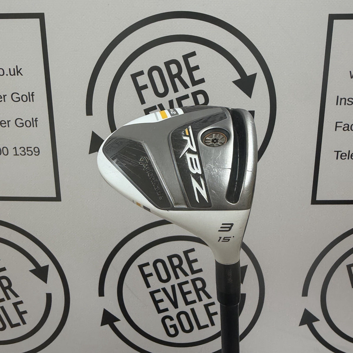 TAYLORMADE RBZ STAGE 2 3 WOOD / 15 Degree / RH / 60g Reg Flex / GOOD USED