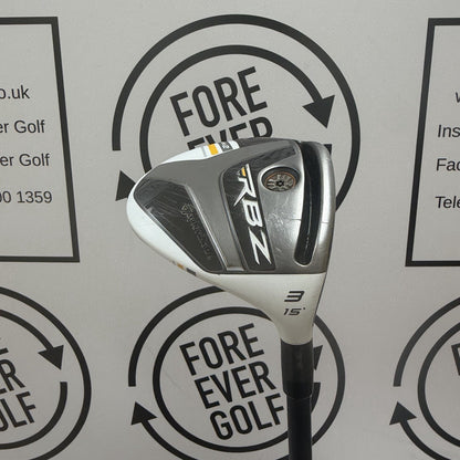 TAYLORMADE RBZ STAGE 2 3 WOOD / 15 Degree / RH / 60g Reg Flex / GOOD USED