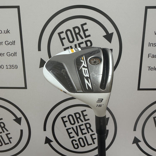TAYLORMADE RBZ STAGE 2 3 WOOD / 15 Degree / RH / 60g Reg Flex / GOOD USED