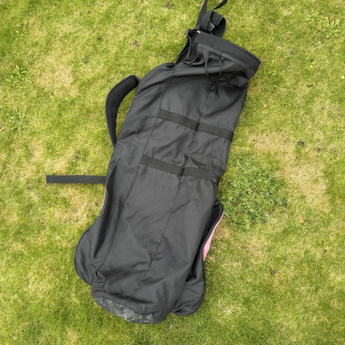 CALLAWAY LADIES LIGHTWEIGHT SUNDAY PENCIL/SUNDAY GOLF BAG / Black/Pink / OK USED