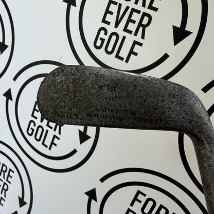 Vintage HICKROY GOLF PUTTER / 33” / “W MITCHELL, LEATHERHEAD” engraved / GOOD