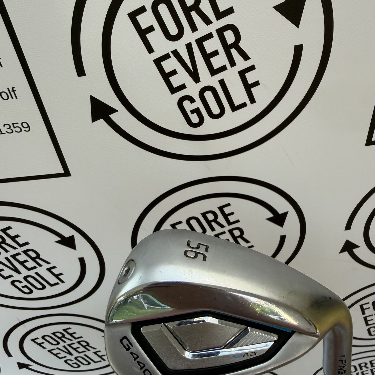 PING G440 SAND WEDGE / 56 Deg / Blue Dot / Mens RH / 100g Stiff Flex / MINT USED