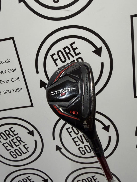 TAYLORMADE STEALTH 2 HD 4 HYBRID/ 23 Deg / RH / 50g Reg Flex / GOOD USED
