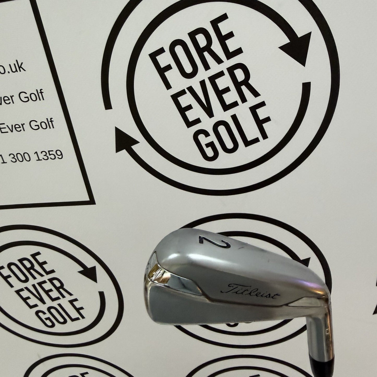 TITLEIST U500 2 IRON / Mens RH / 90g Stiff Flex / V.GOOD USED