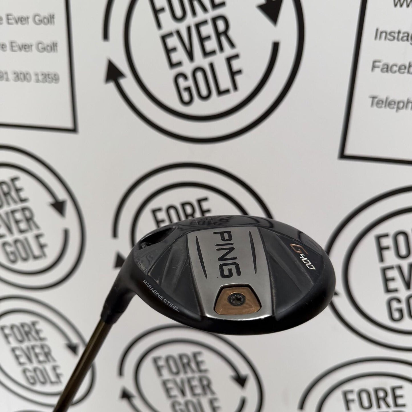 PING G400 3 WOOD / 14.5 Degree / Mens LH / 65g Stiff Flex / V.GOOD USED
